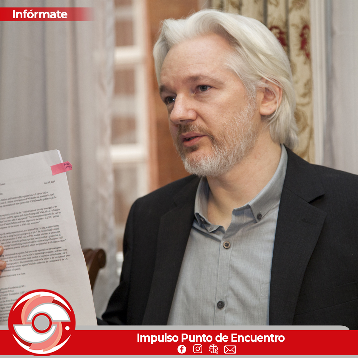 Fundador De Wikileaks Queda En Libertad Peri Dico Impulso